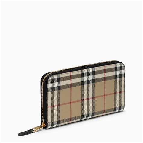 burberry leather zip around wallet|Burberry zip around wallet.